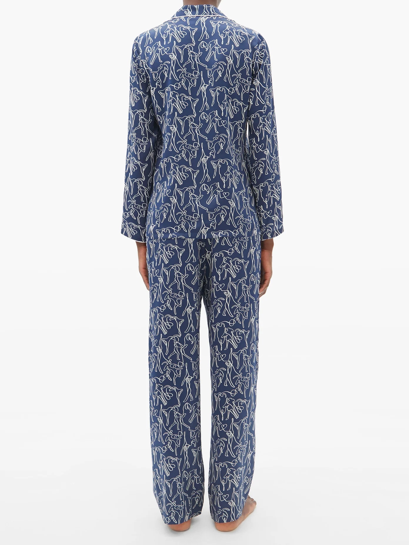 Brindisi abstract-print silk pyjamas - 5