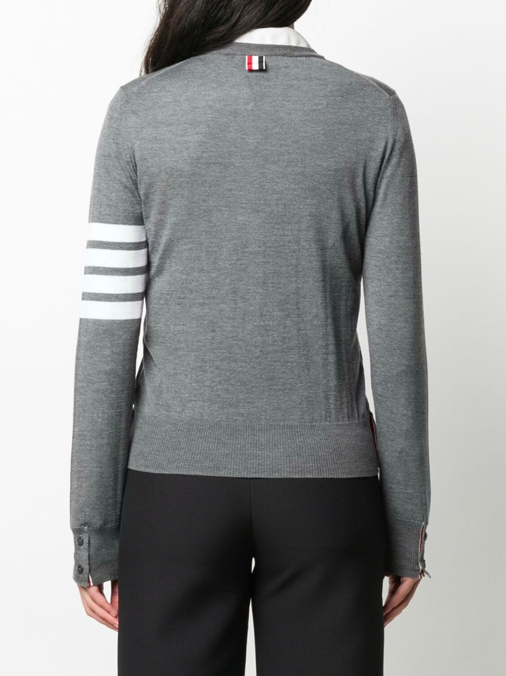 round neck stripe jumper - 4