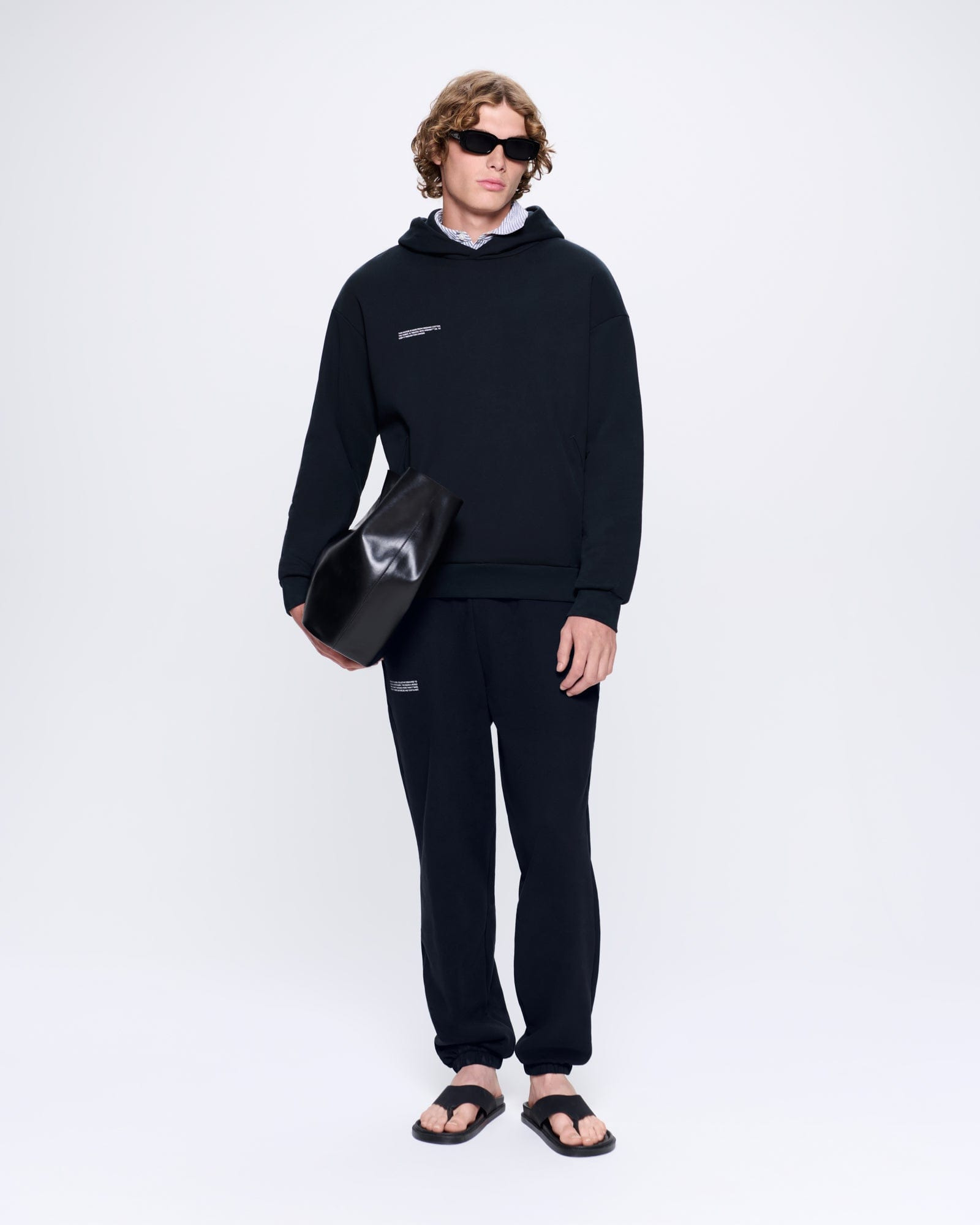 Mens 365 Midweight Hoodie - Black - 3
