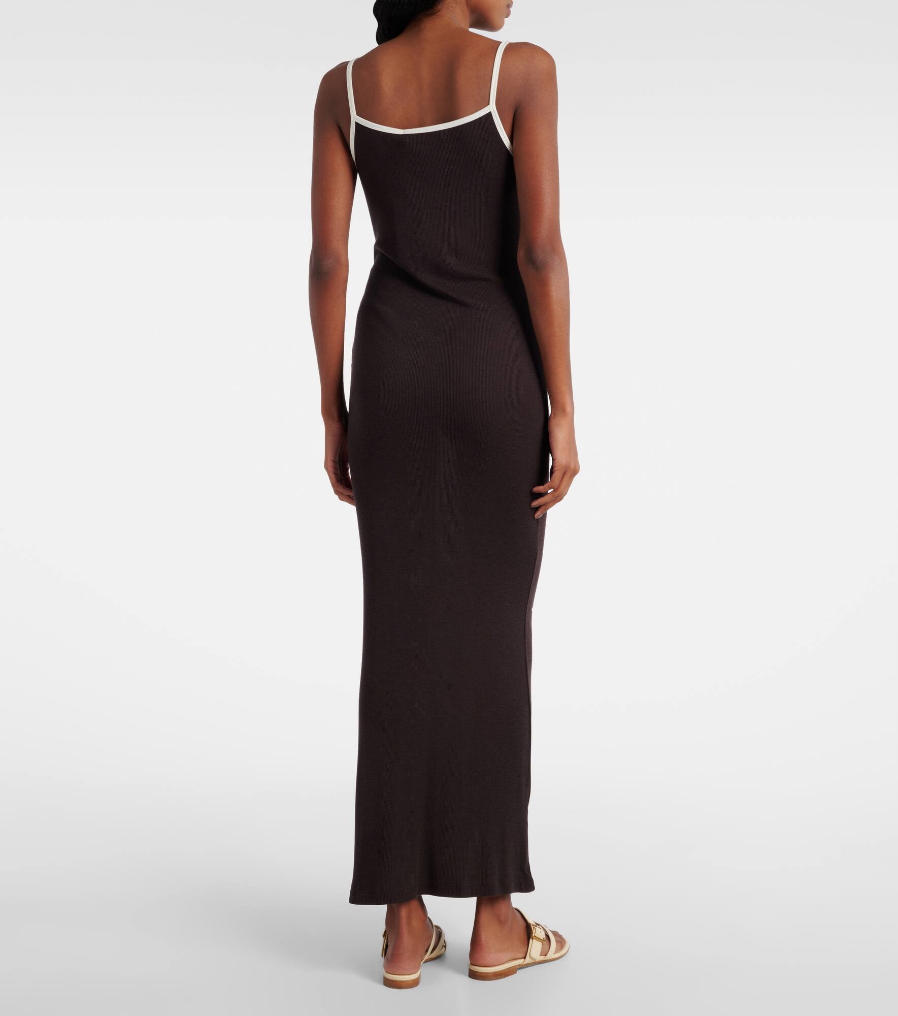 Jersey slip dress - 3