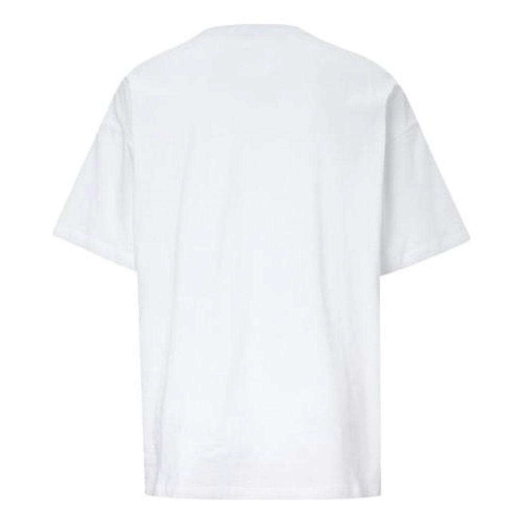 (WMNS) Converse All Star T-Shirt 'White Black' 10020932-A01 - 2