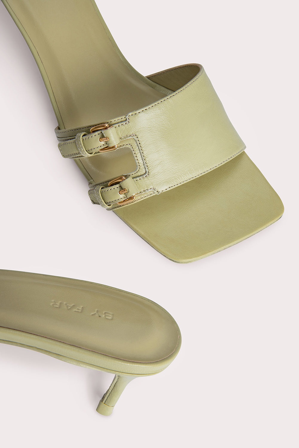 Roni Olive Gloss Leather - 5
