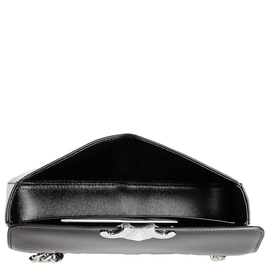 Celine Shiny Calfskin Claude Chain Shoulder Bag - 5
