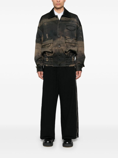 FENG CHEN WANG gradient-effect bomber jacket outlook