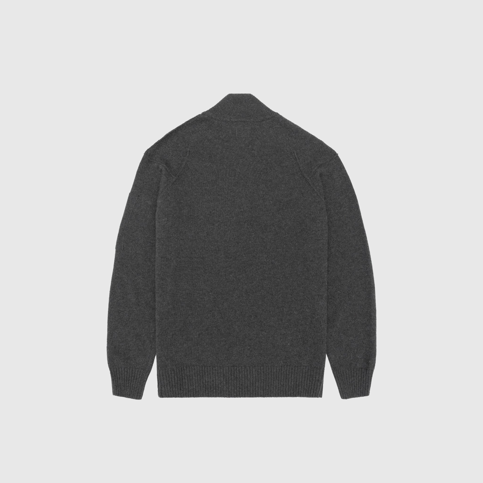 LAMBSWOOL GRS HALF ZIP SWEATER - 5