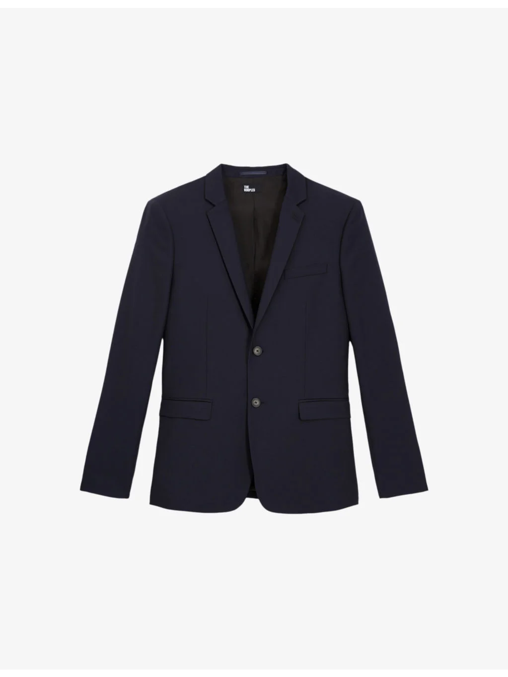 Straight-cut single-breasted wool blazer - 1