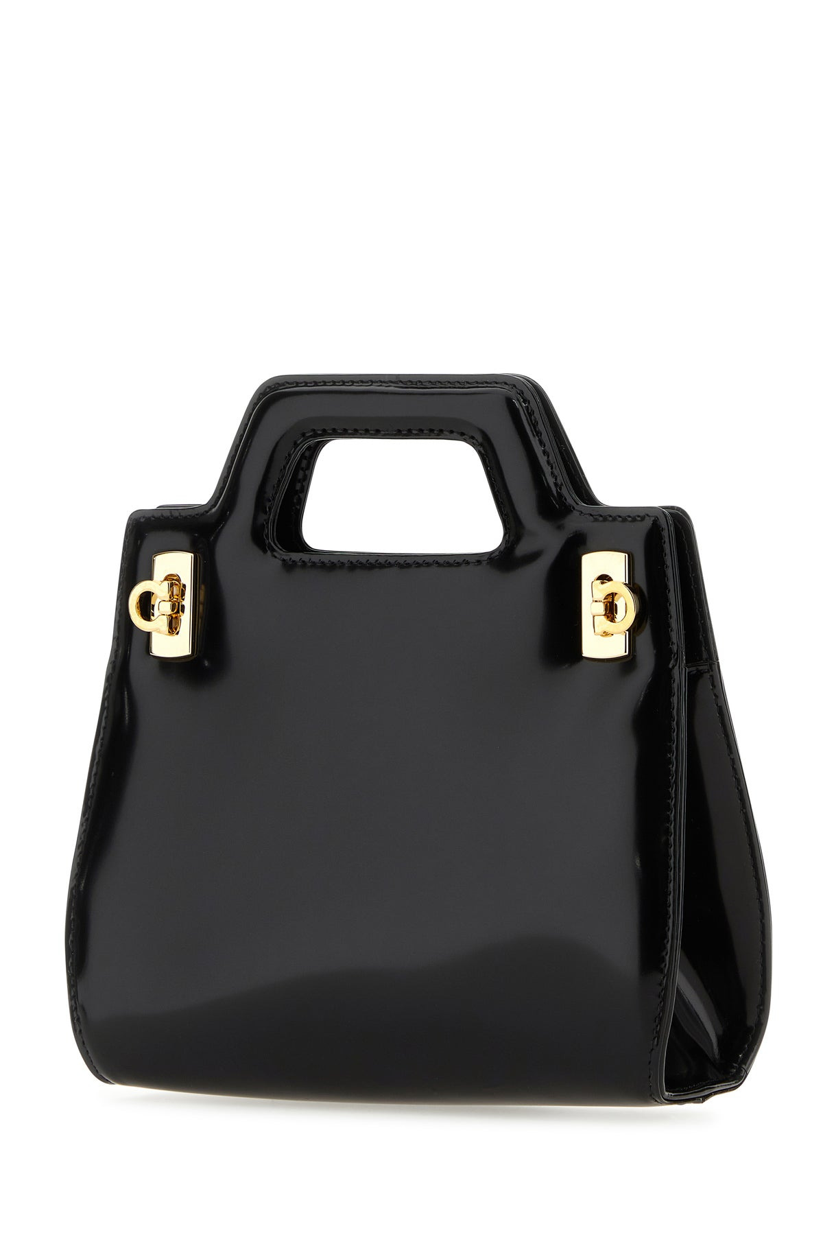 Black leather mini Wanda handbag - 2