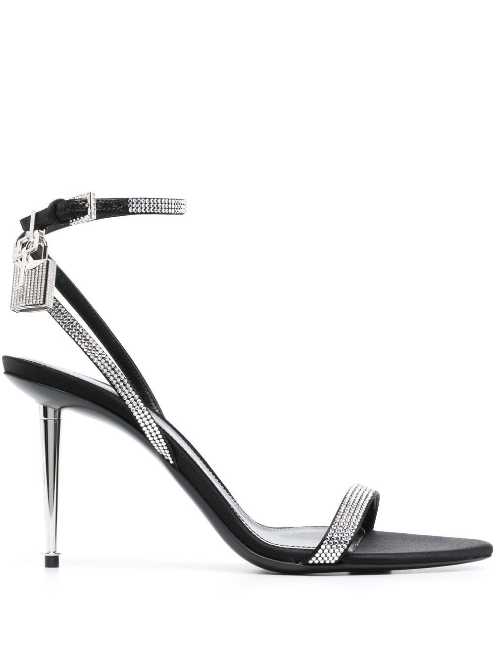 105mm crystal-embellished sandals - 1