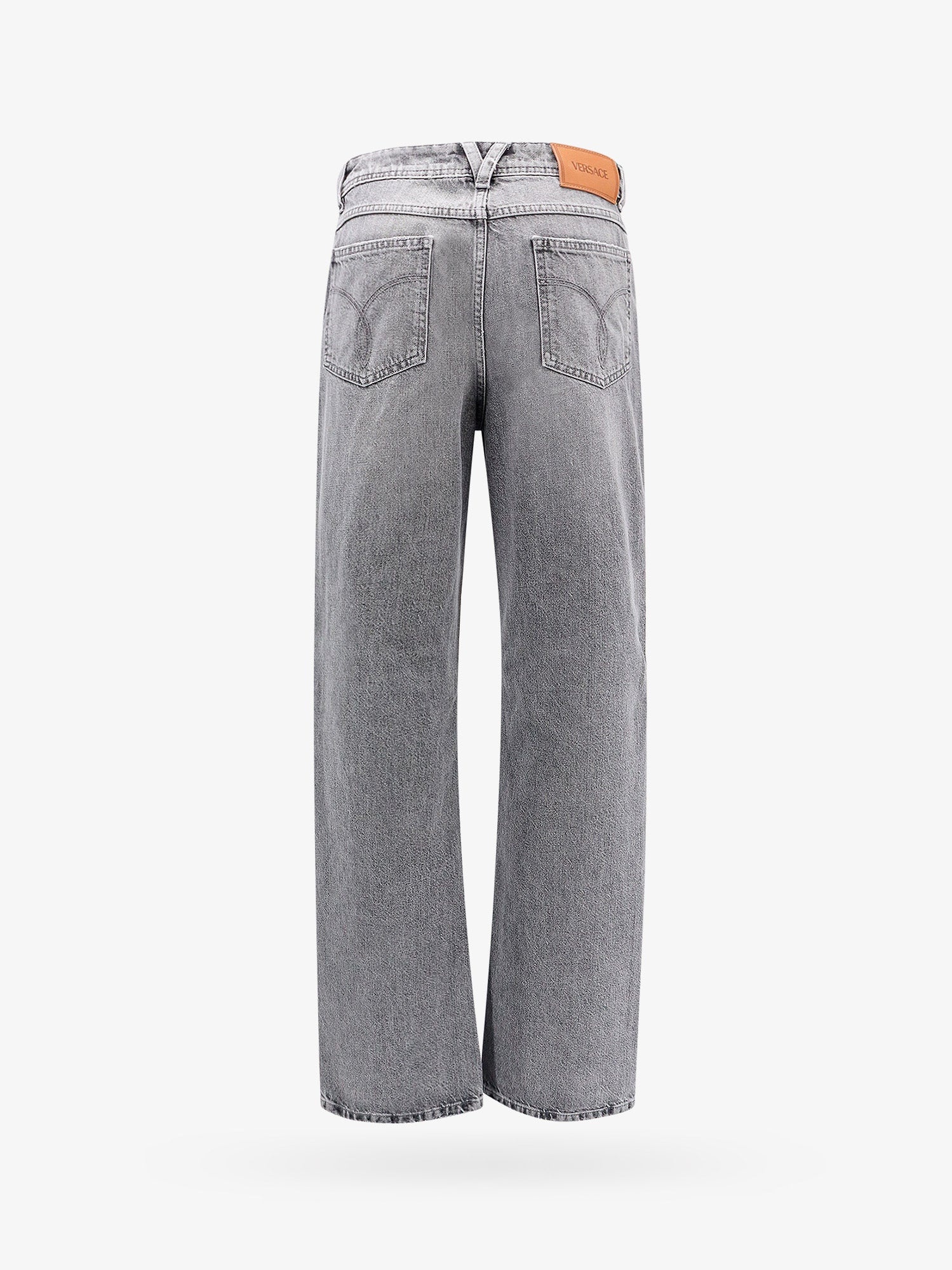 Versace Woman Trouser Woman Grey Pants - 2