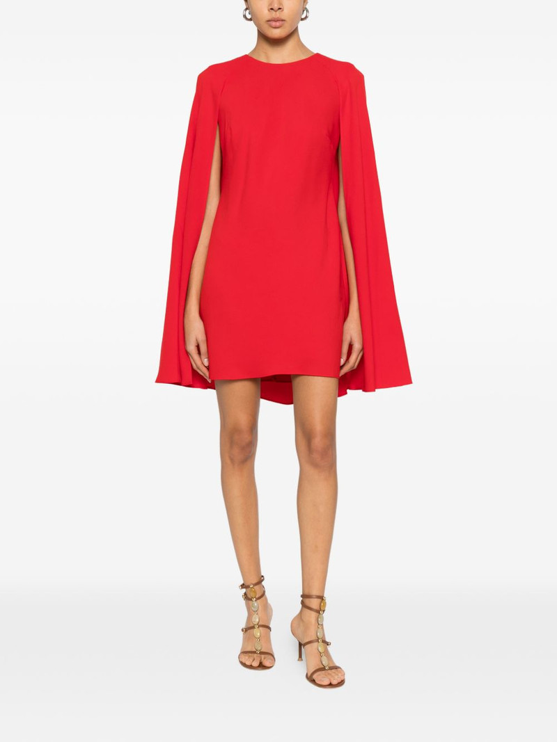 ROLAND MOURET cape sleeve dress outlook