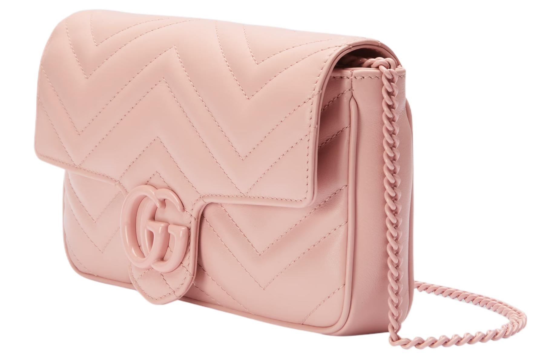(WMNS) Gucci GG Marmont Mini Bag 'Light Pink' 751526-AACX5-5945 - 2