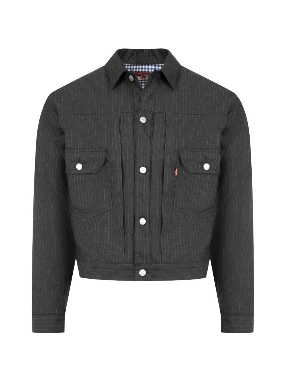 x Levi's pinstripe overshirt - 1