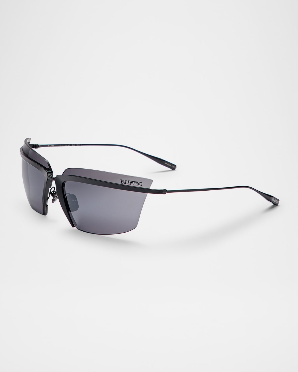 V-Lure Rimless Acetate & Titanium Cat-Eye Sunglasses - 3