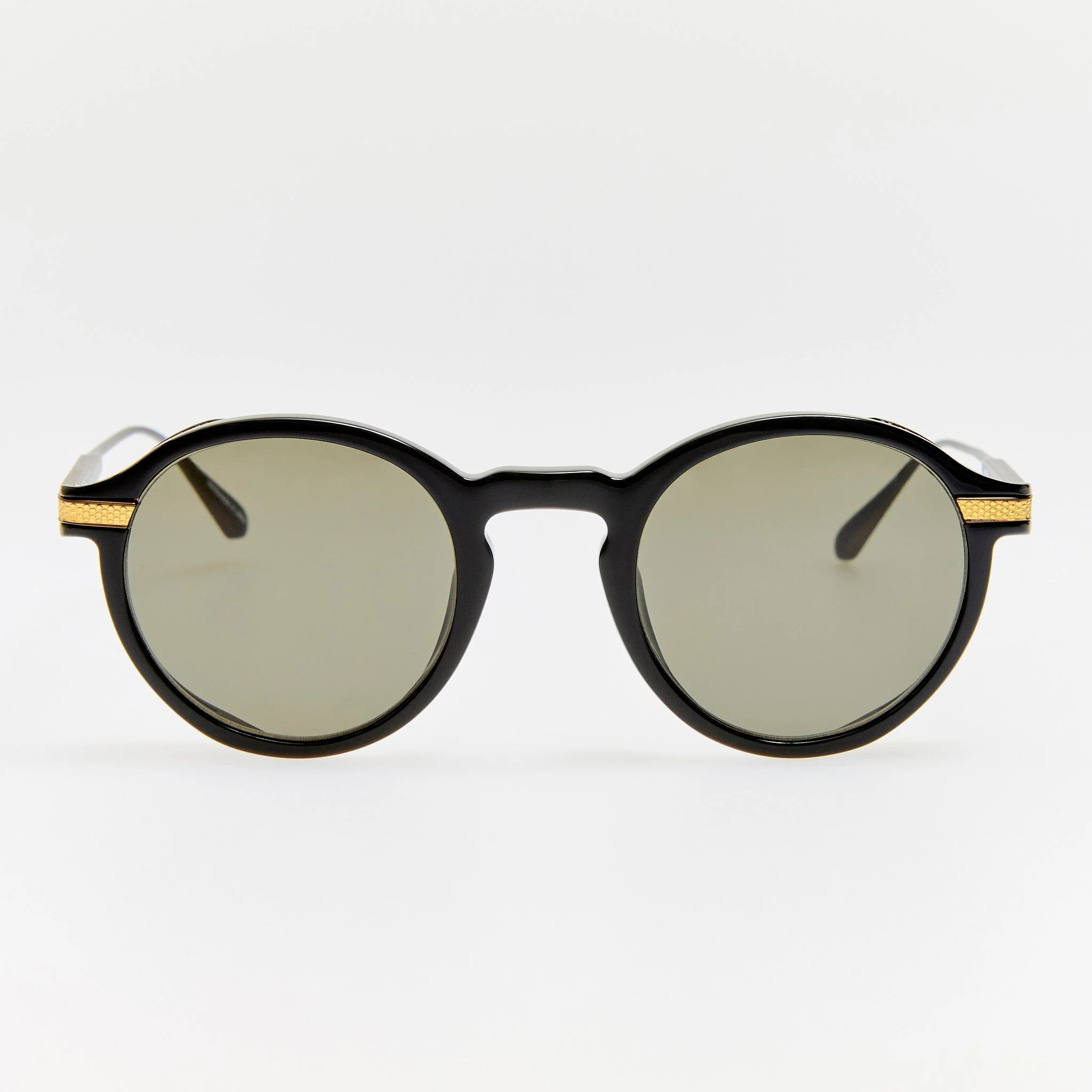 Orion Sunglasses in Matt Nickel and Black - 1