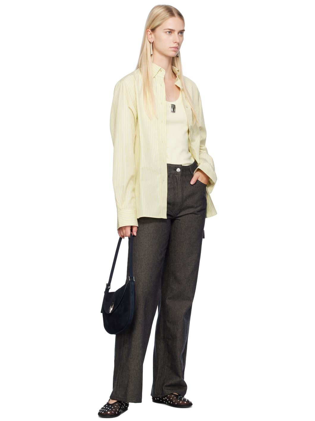 Navy Small Tondo Bag - 4