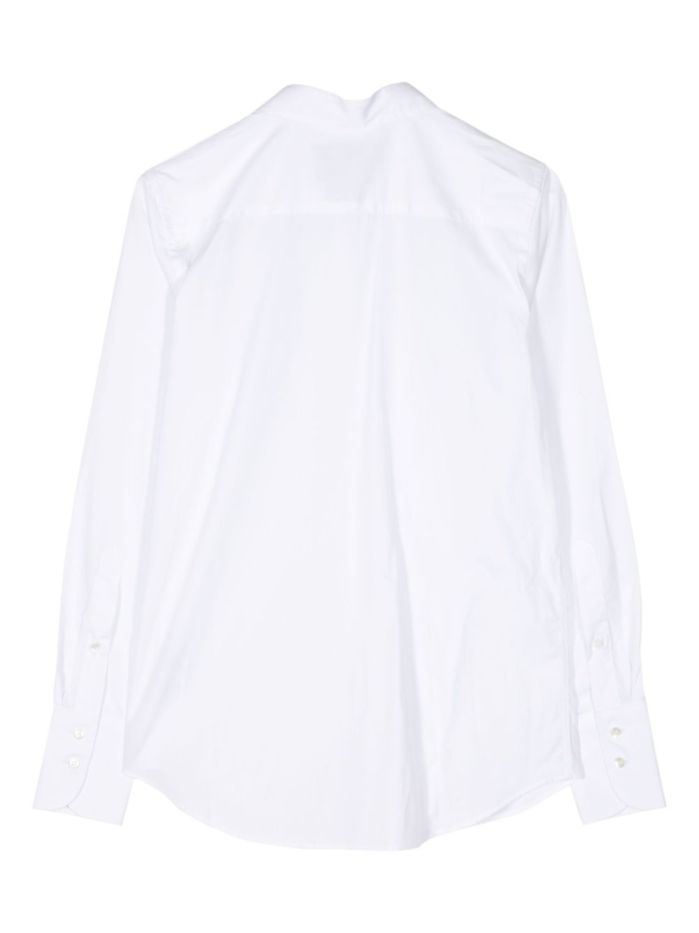 classic collar cotton shirt - 2
