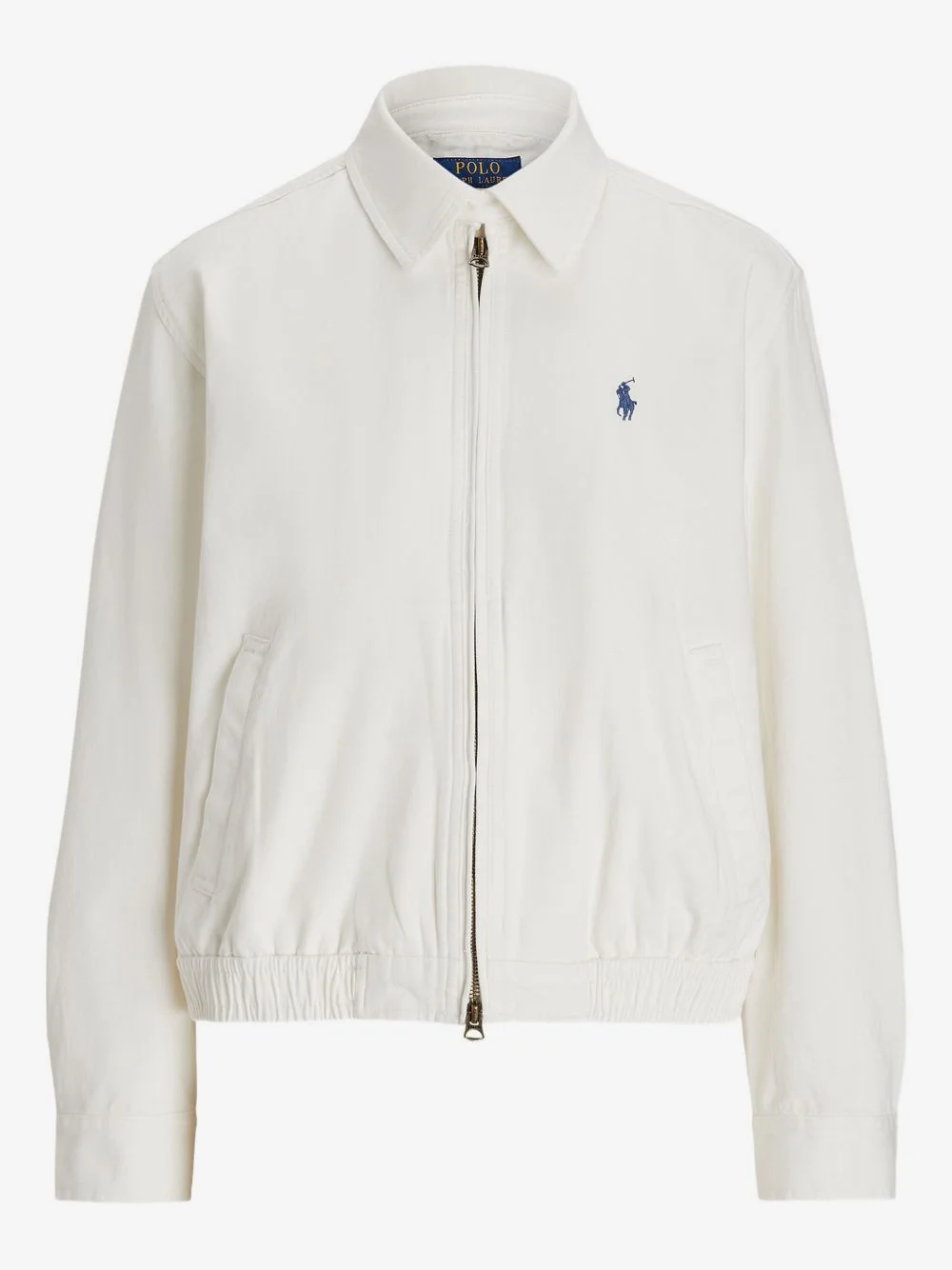 zip-up collared jacket - 1