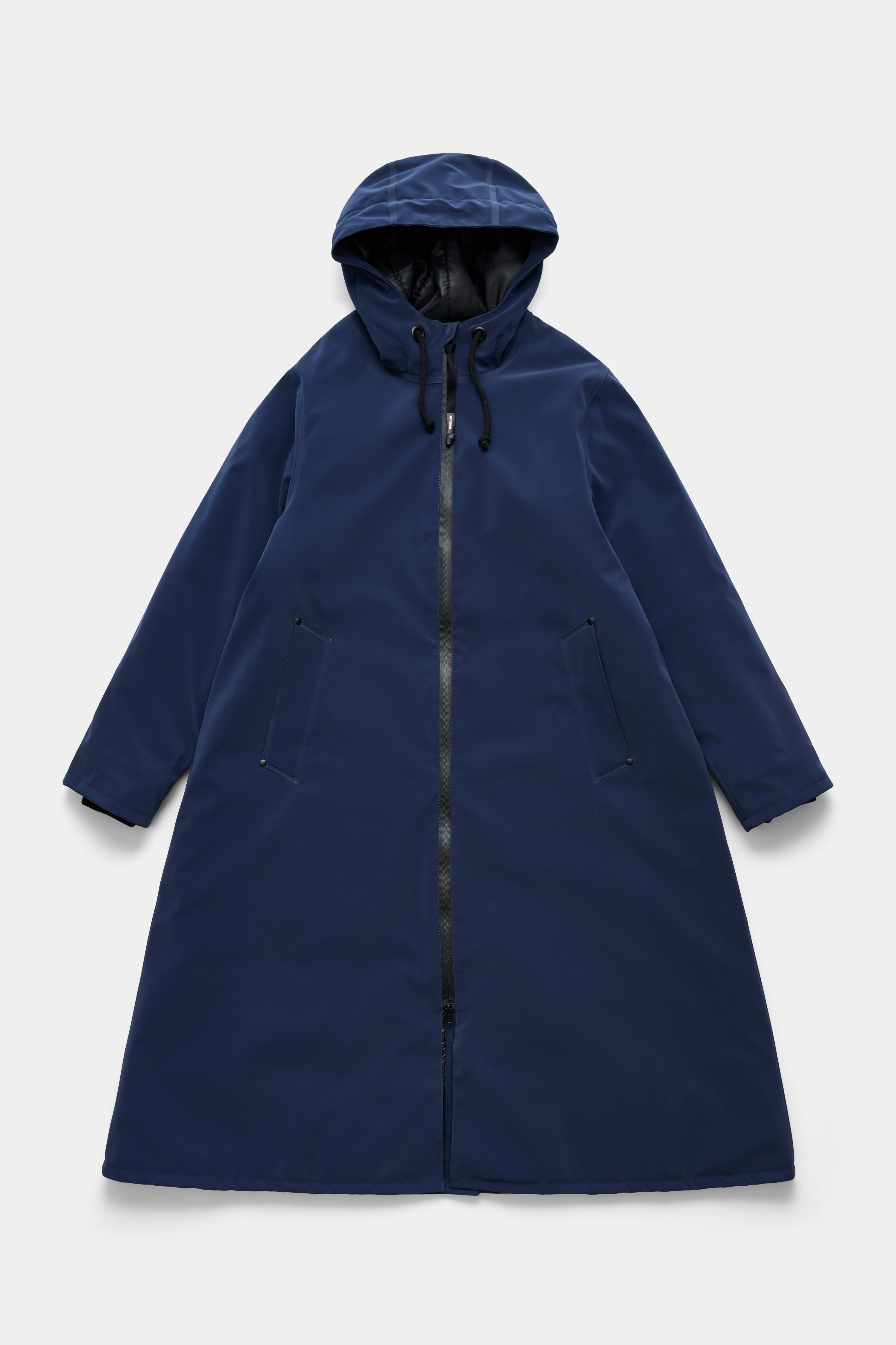 Mosebacke Long Matte Winter Coat Navy - 5