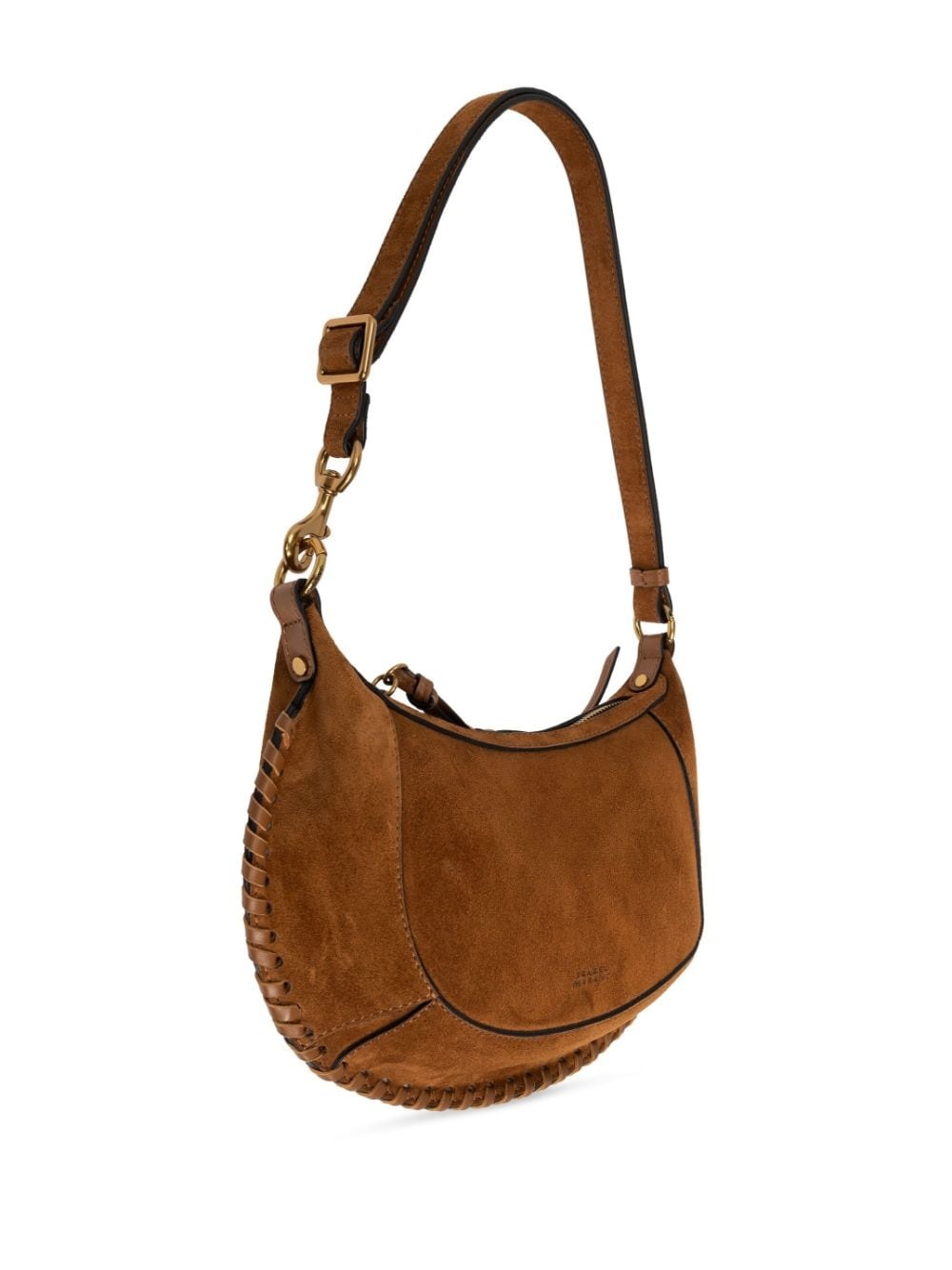 logo-stamp suede bag - 4