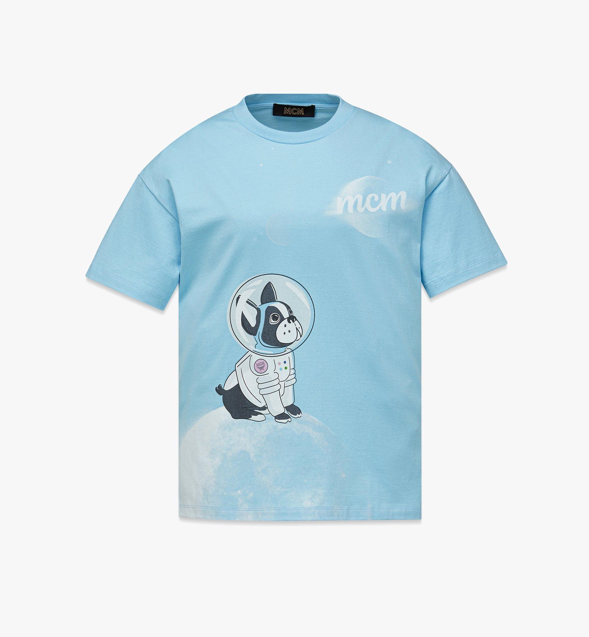 M Pup Astronaut Print T-Shirt in Organic Cotton - 1