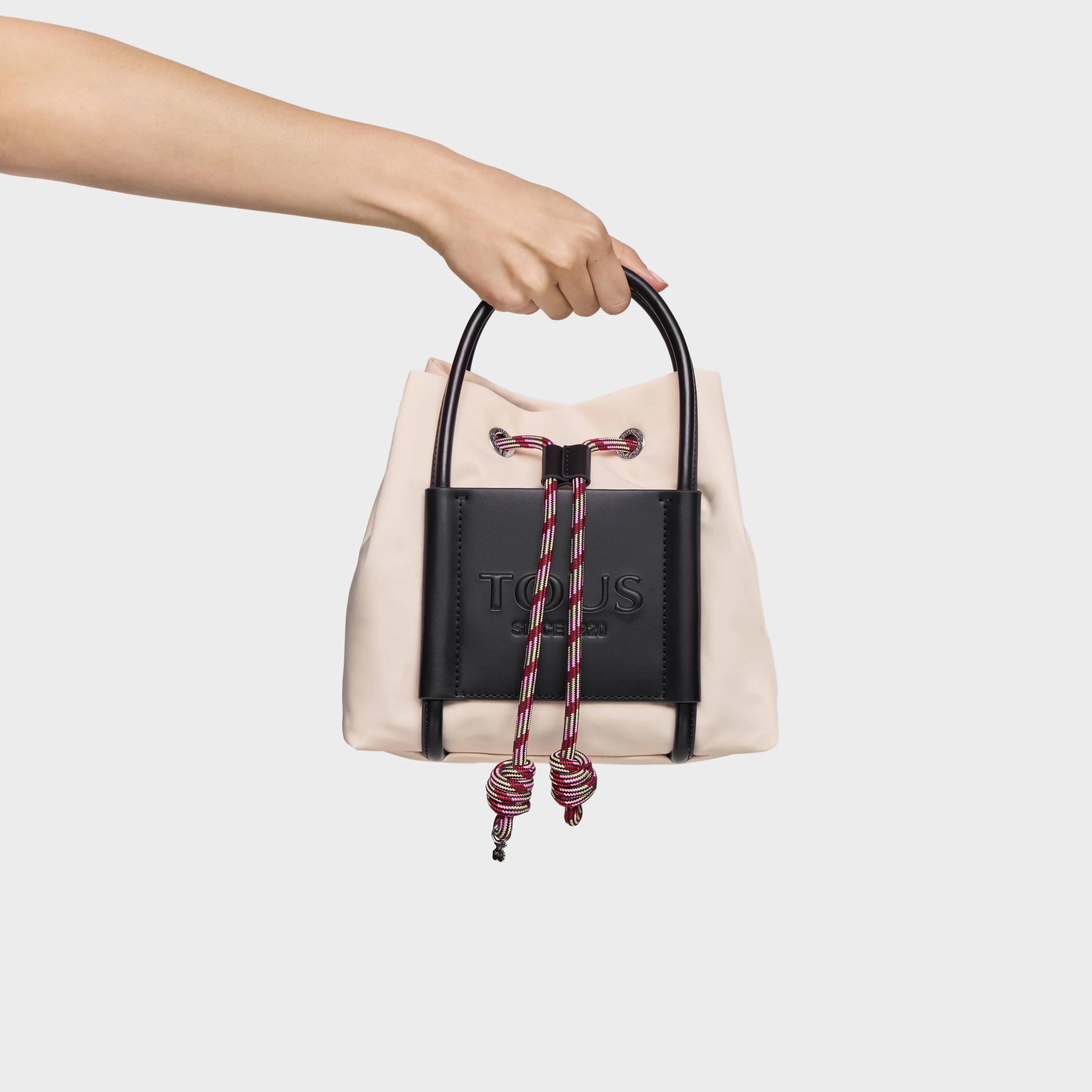 Nude colored Empire Soft One shoulder bag - 1