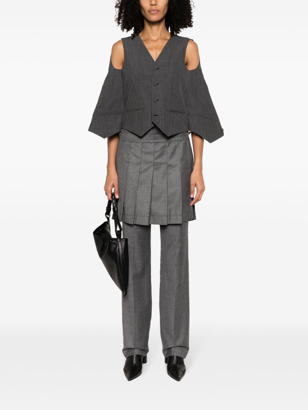 tailored skirt trousers - 2