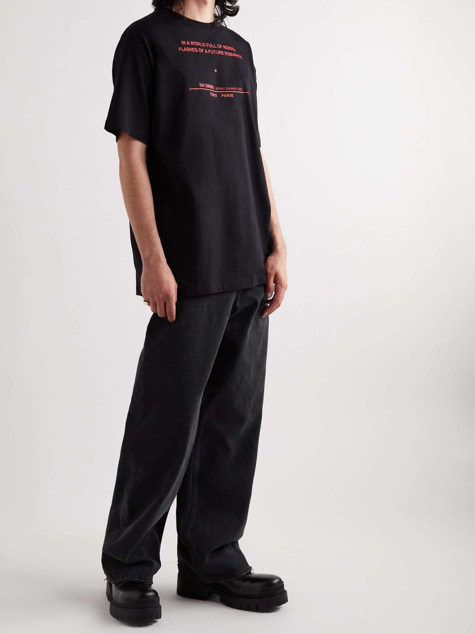 Oversized Printed Cotton-Jersey T-Shirt - 2