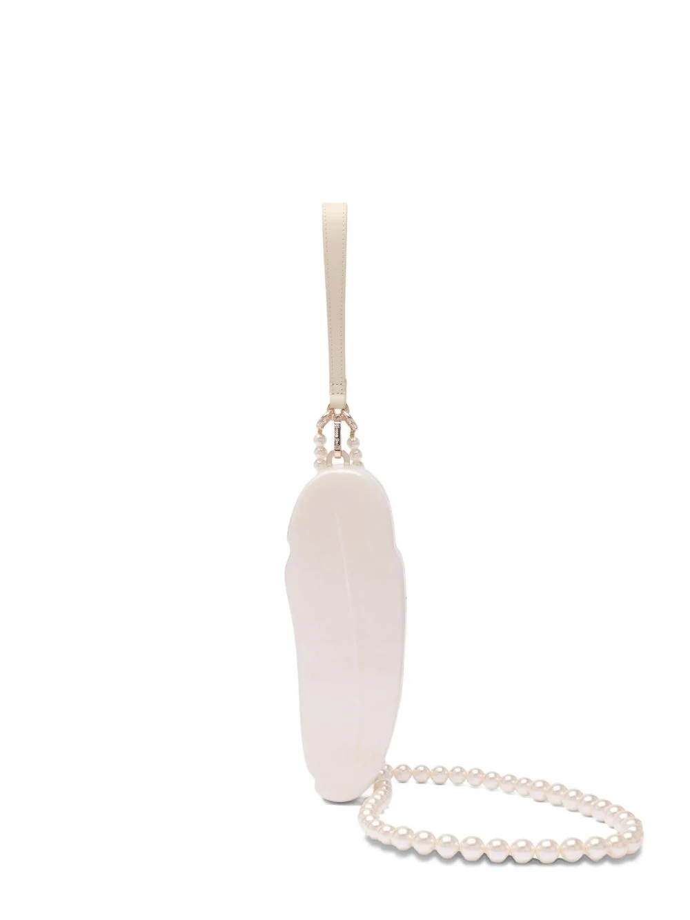 pearl-embellished crossbody - 1