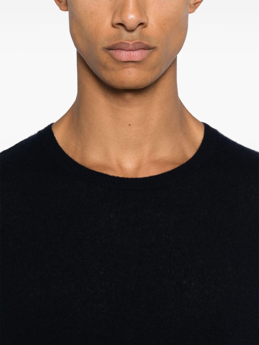 crew neck fine-knit jumper - 5