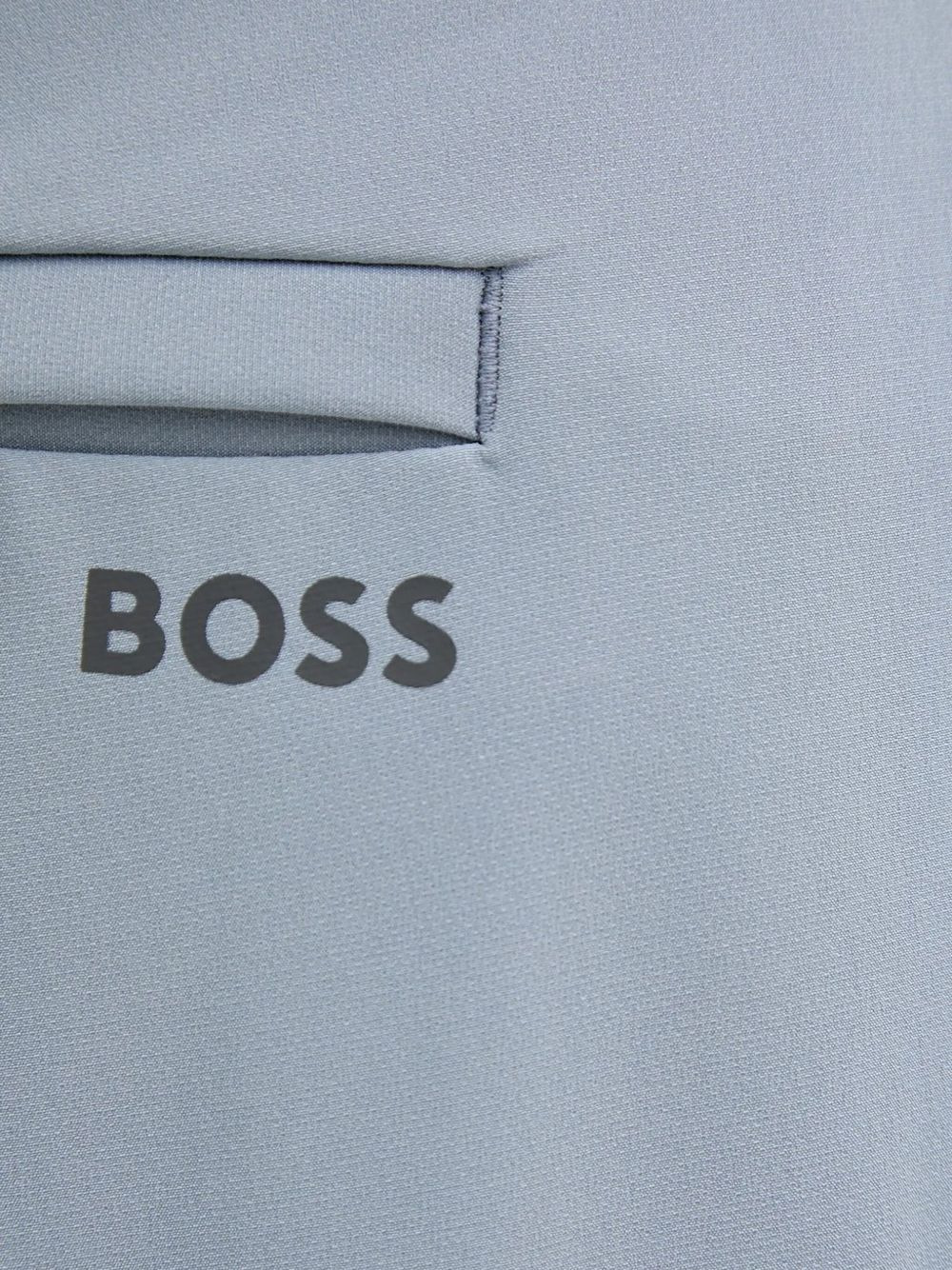 logo-detail straight-leg trousers - 3