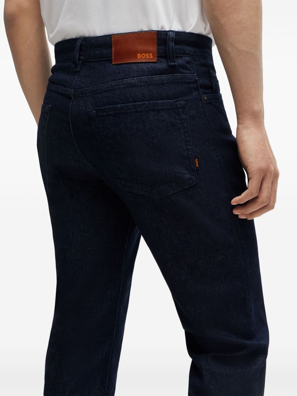 mid-rise slim-cut jeans - 5