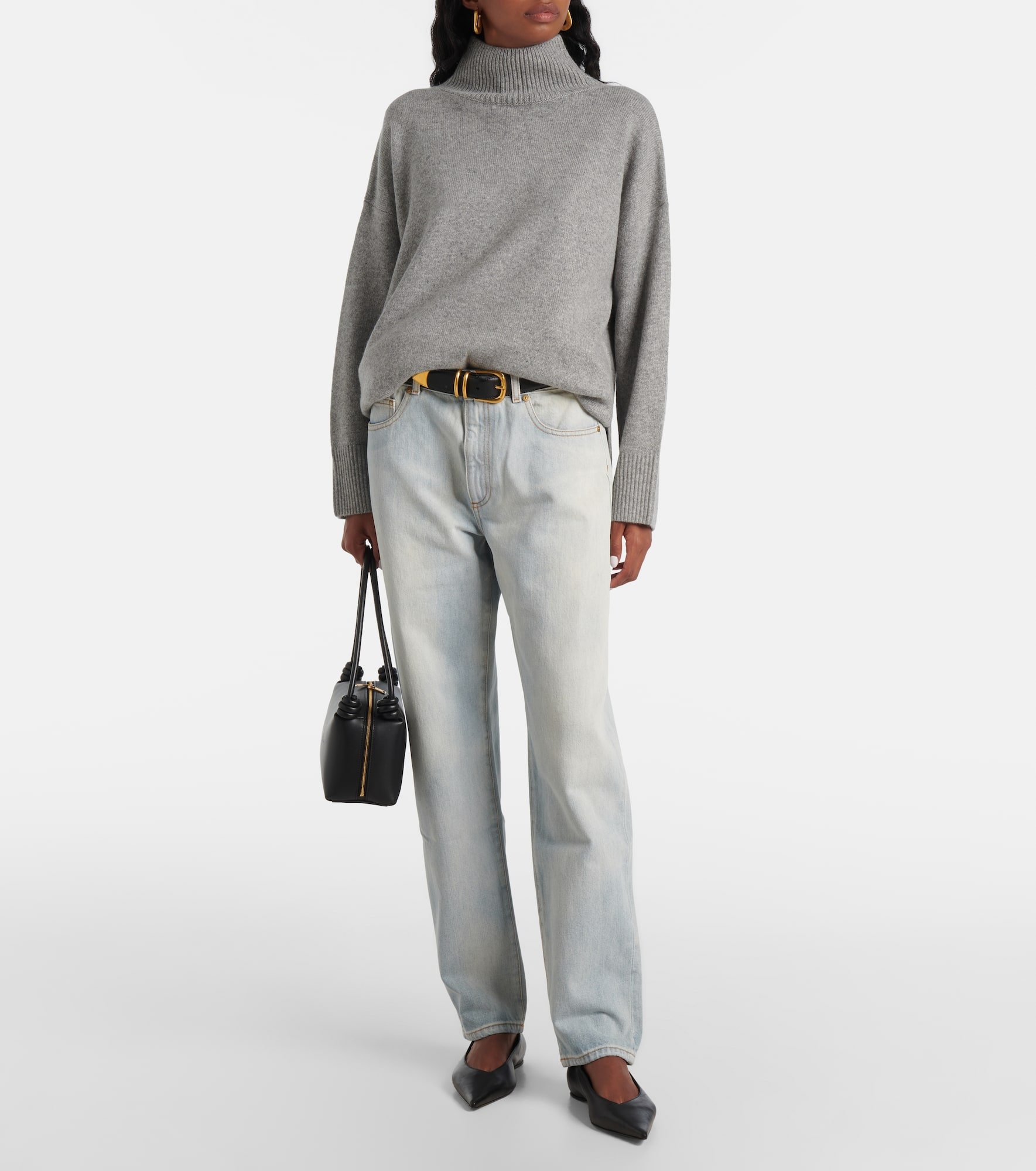 Wool and cashmere turtleneck sweater - 2