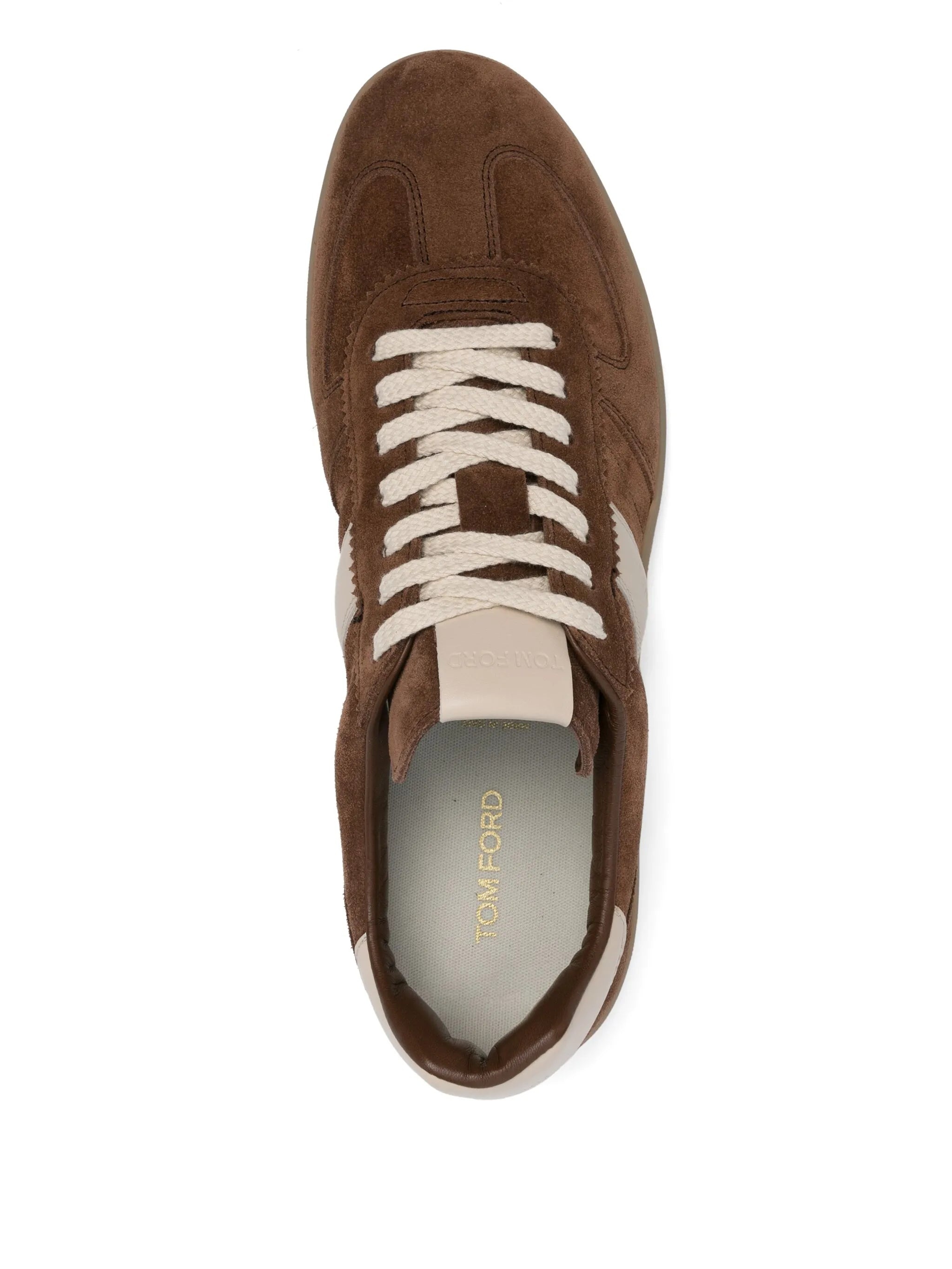 Tom Ford Suede Panelled Sneakers - 4
