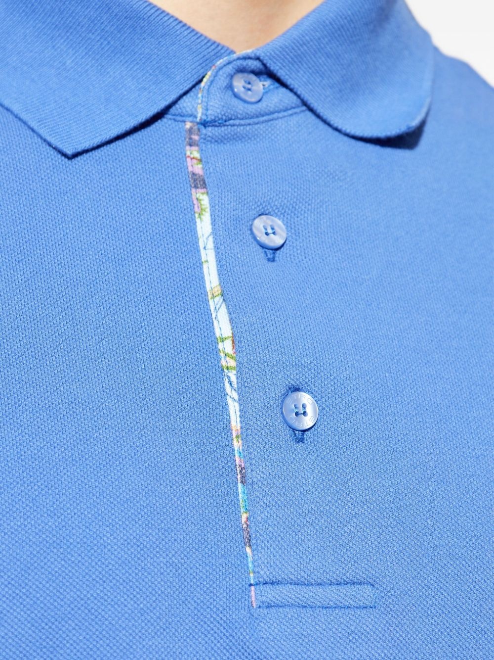 Pegaso-motif cotton polo shirt - 5