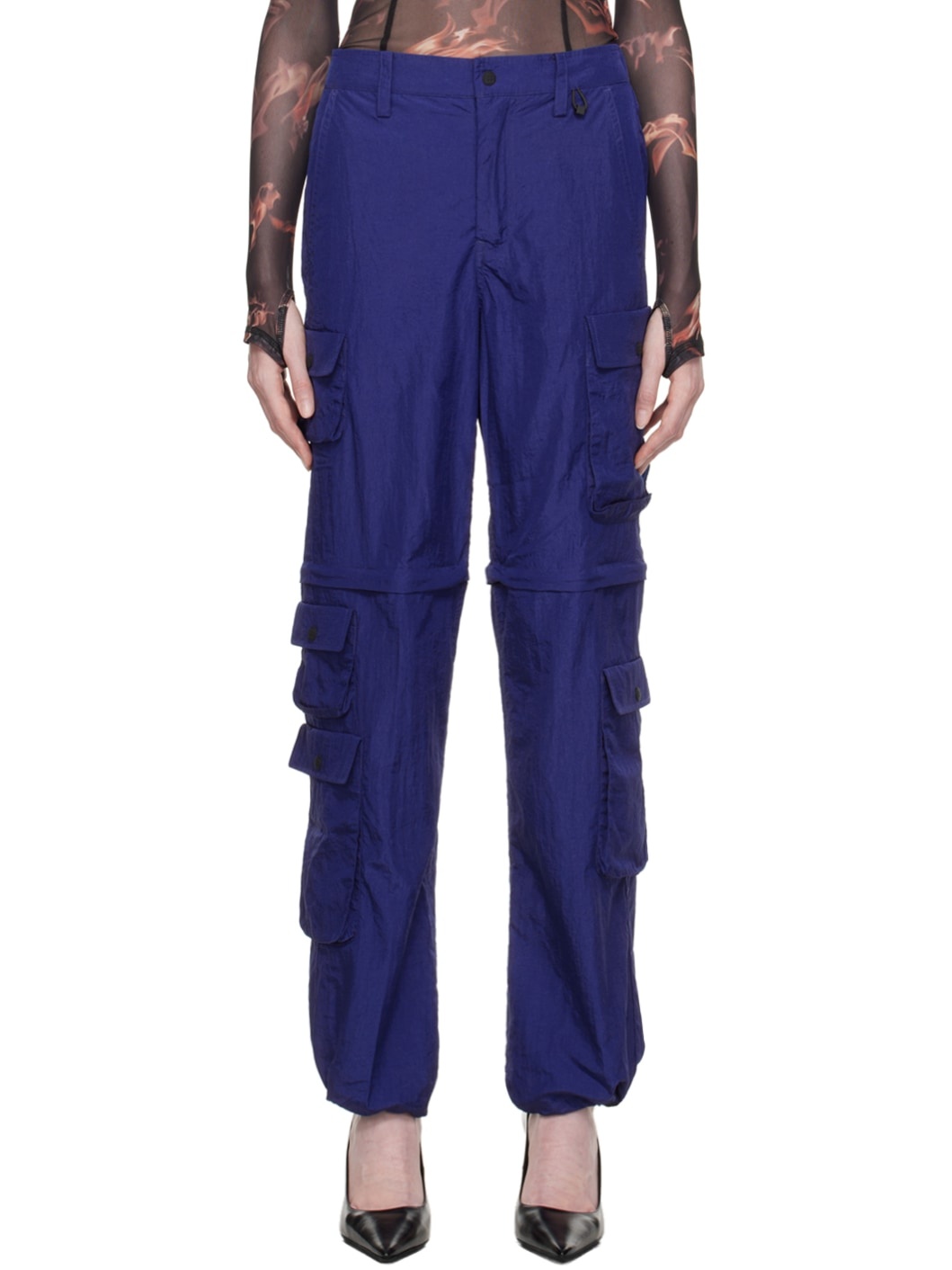 Navy Connekt Trak Trousers - 1