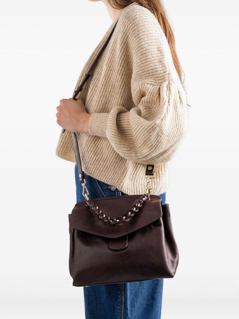 OFFICINE CREATIVE woven-handle satchel bag outlook