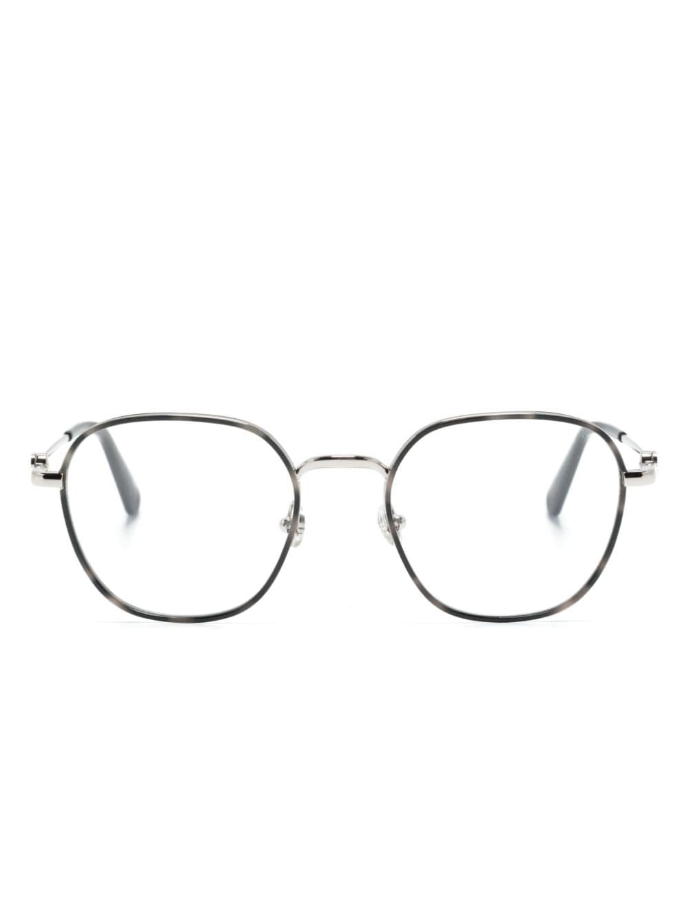 square-frame glasses - 1