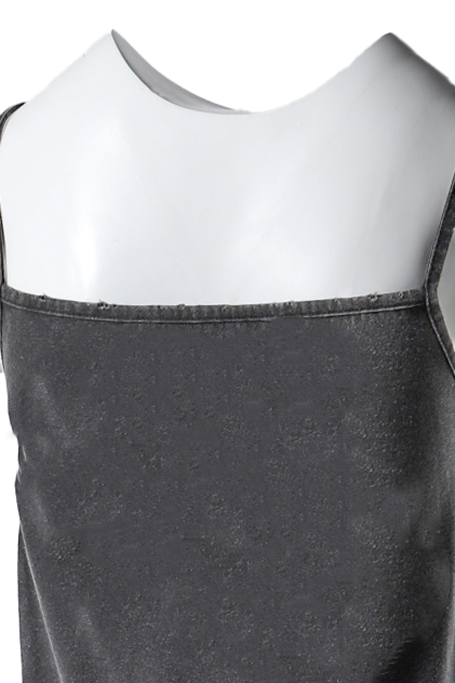 BLACK WOMENS LAYERED SLEEVELESS LONG DRESS / BLK - 5