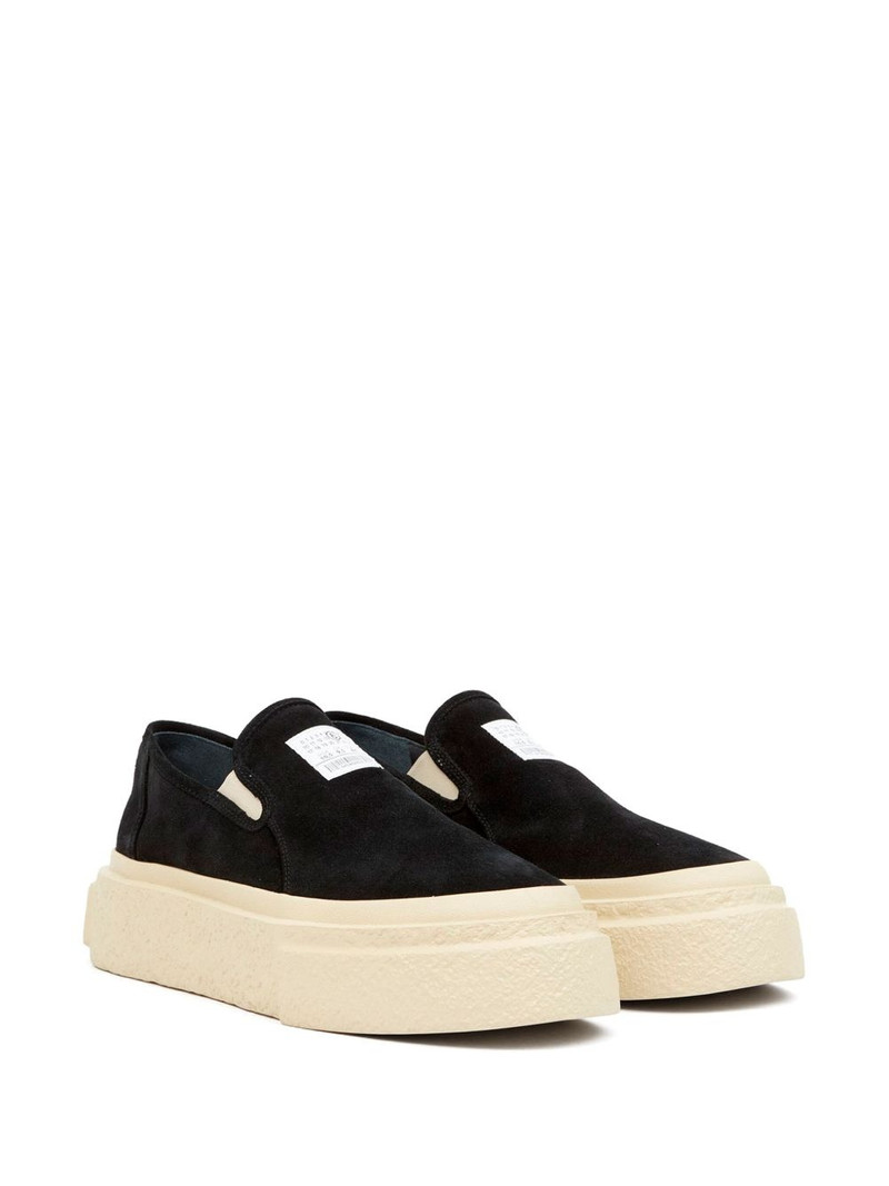 MM6 Maison Margiela numbers-motif slip-on sneakers outlook