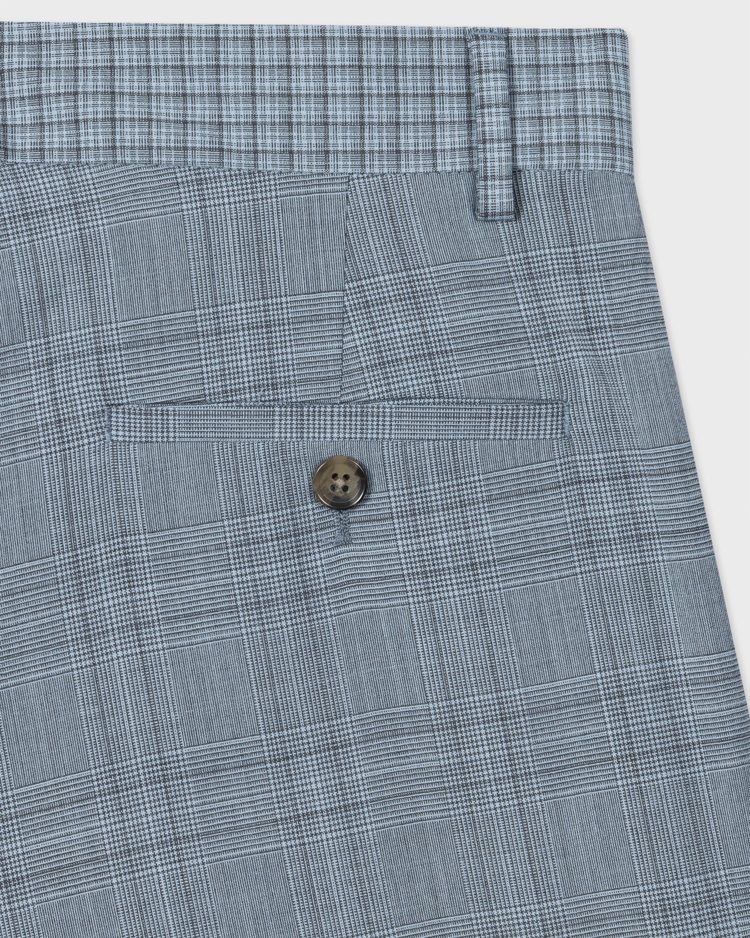 Stretch-Wool Check Pants - 2