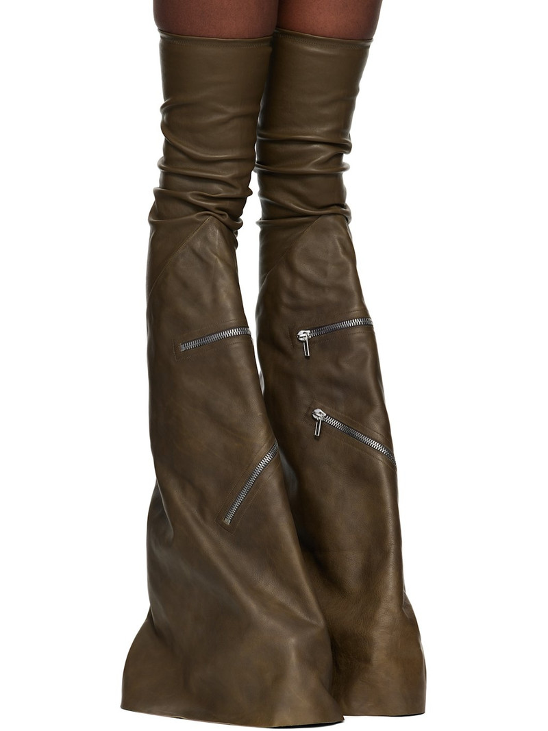 Khaki Porterville Cargowedge Boots 4