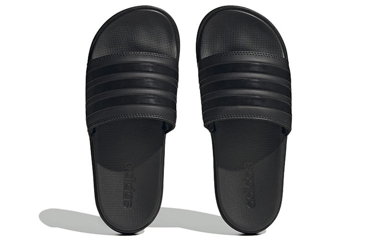 (WMNS) adidas Adilette Platform Slide 'Triple Black' HQ6179 - 6