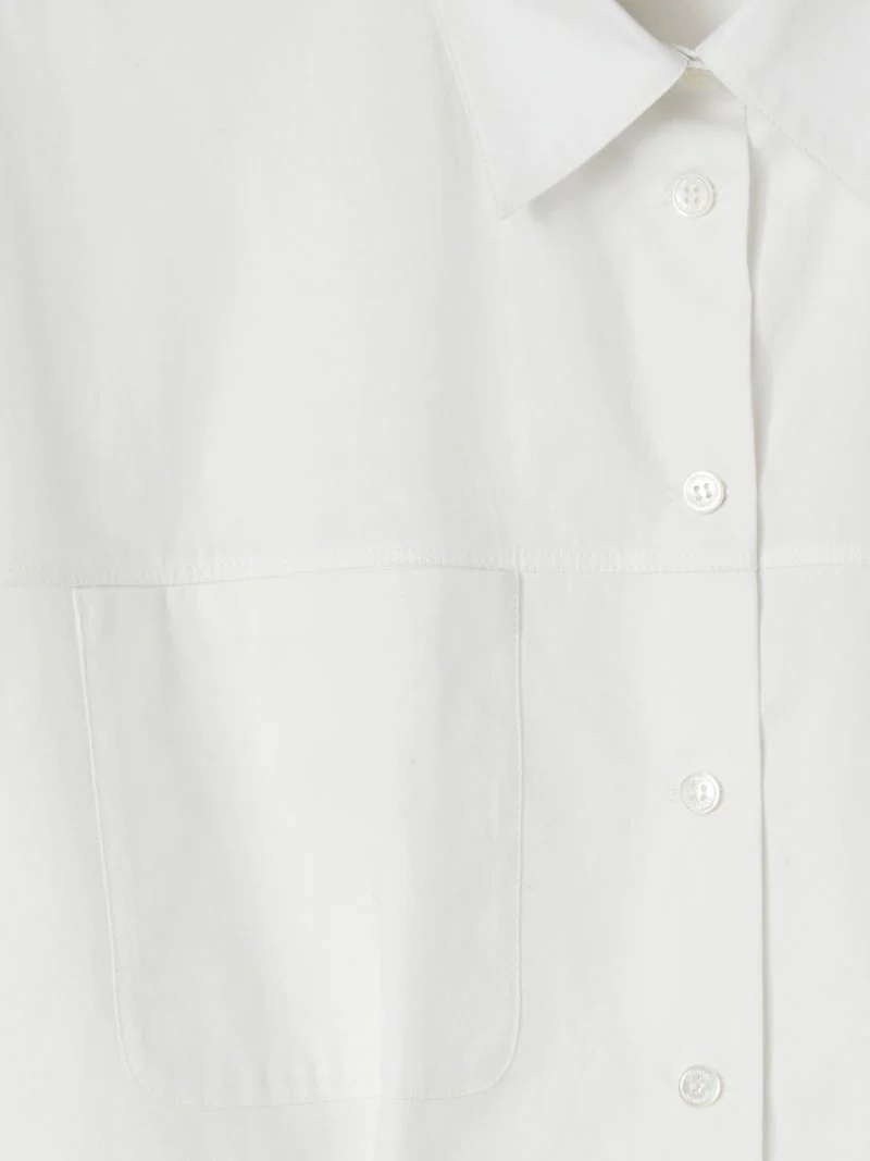 cropped button-up shirt - 2