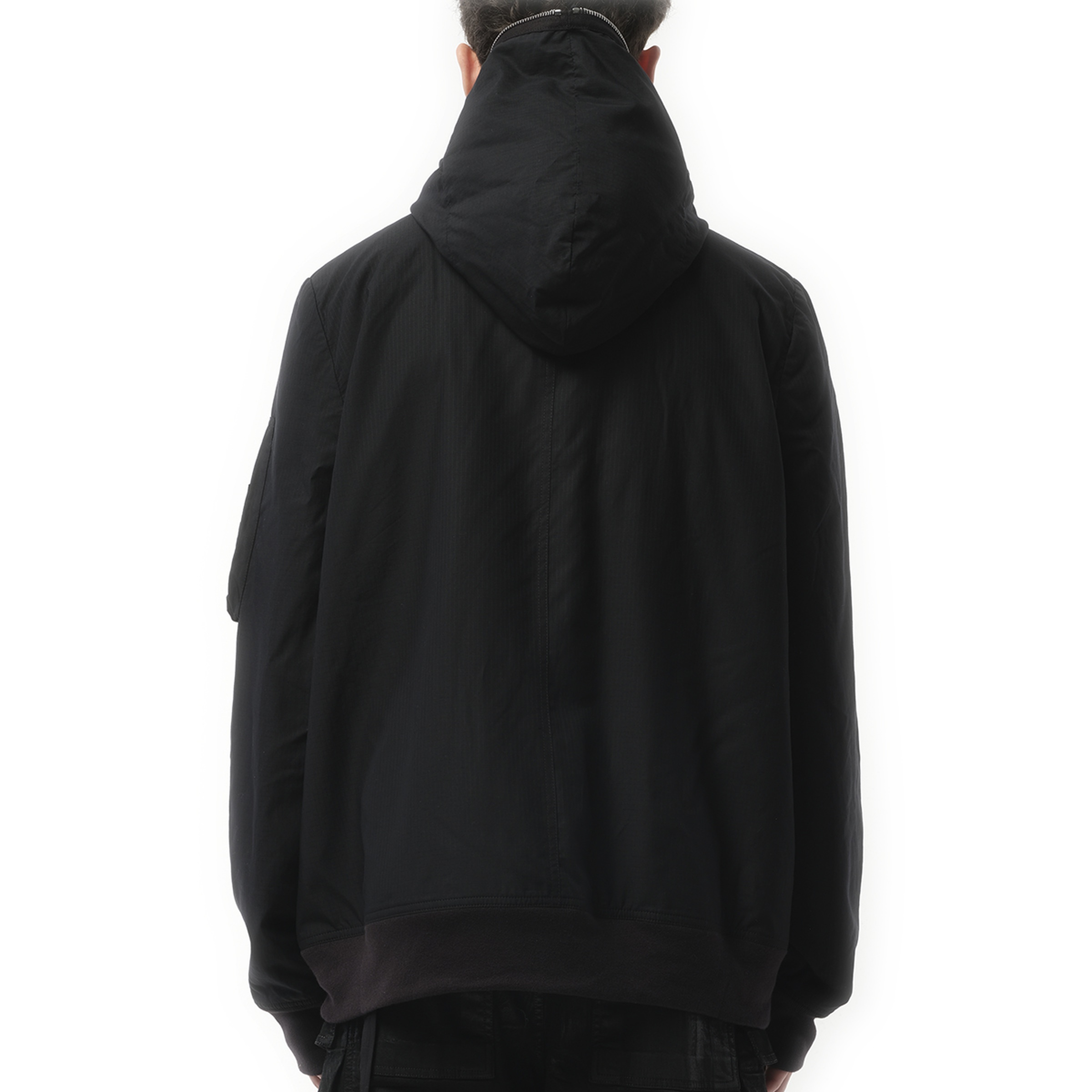 Gimp Flight Bomber Jacket in Black - 6