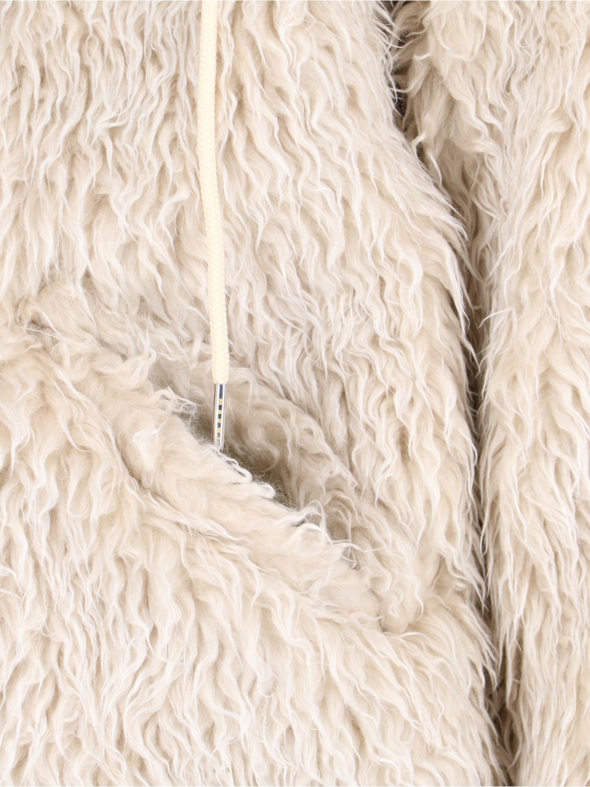 FAUX SHEARLING HOODED JACKET - 5