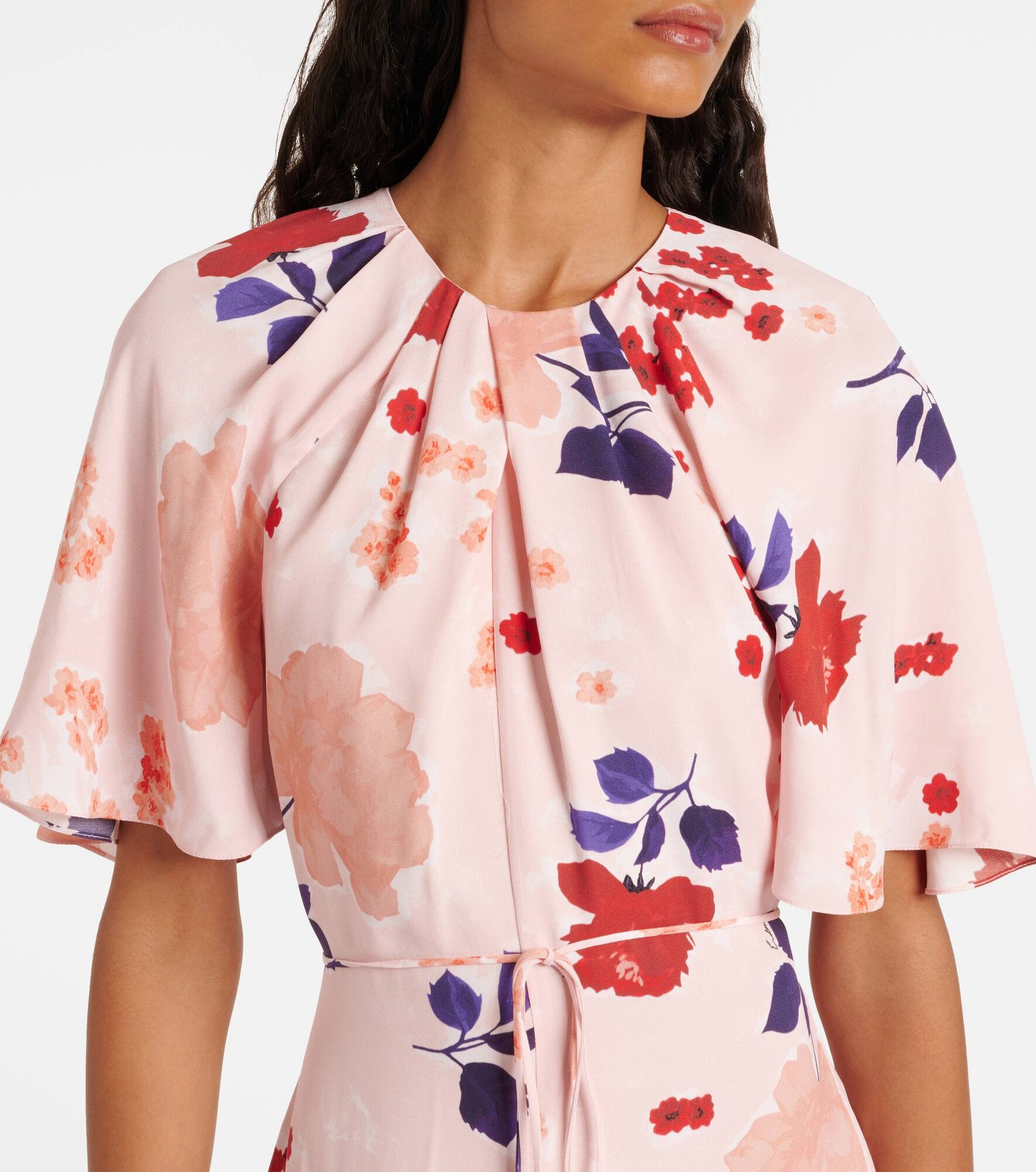Floral shirt dress - 4