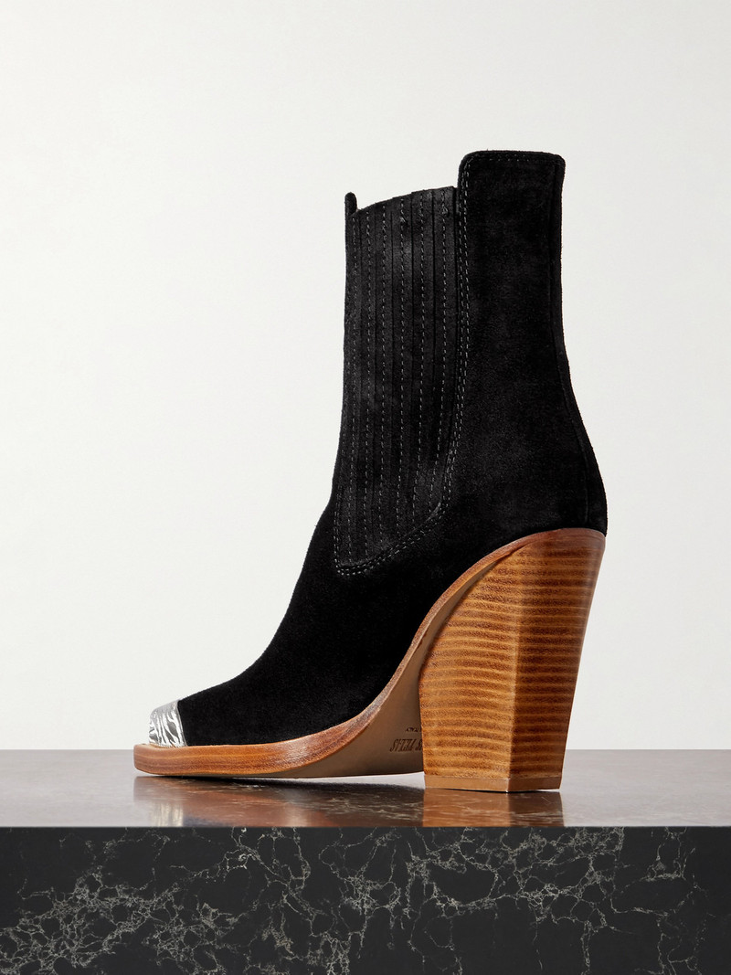 Dallas Embellished Suede Ankle Boots 3