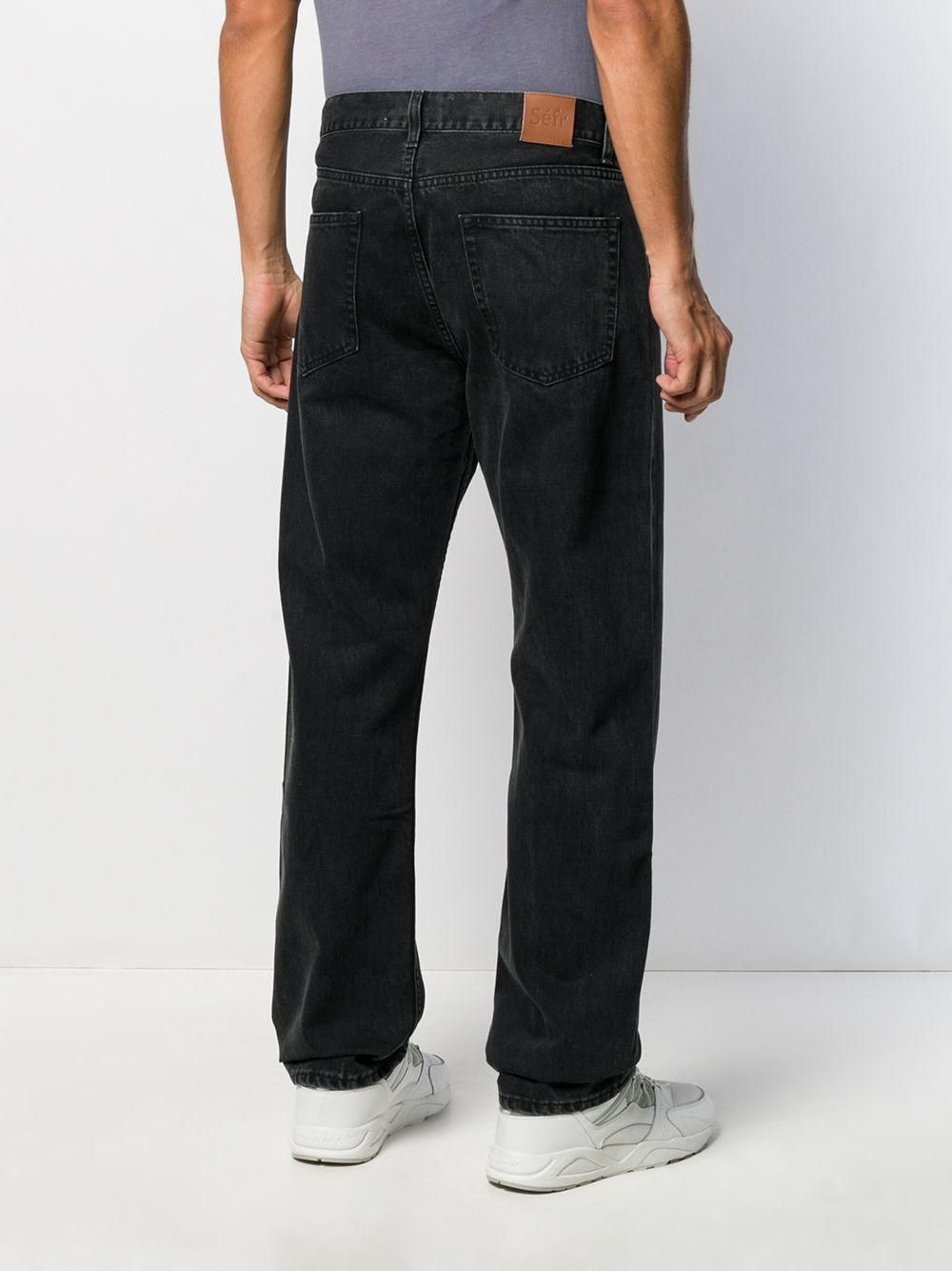 straight cut jeans - 4