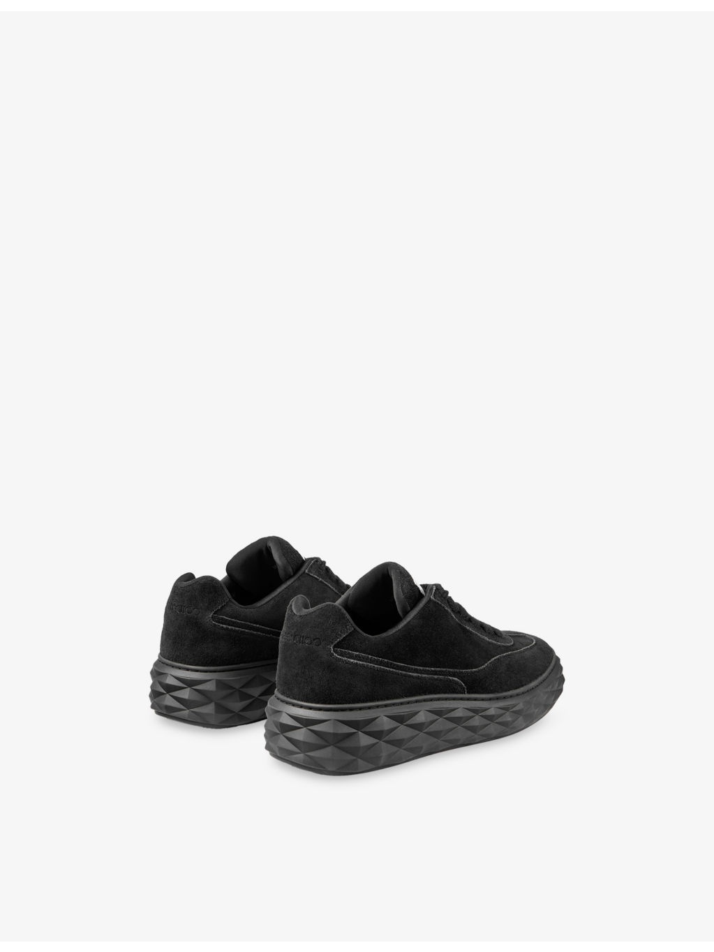 Diamond Maxi Suede Low-Top Trainers - 4