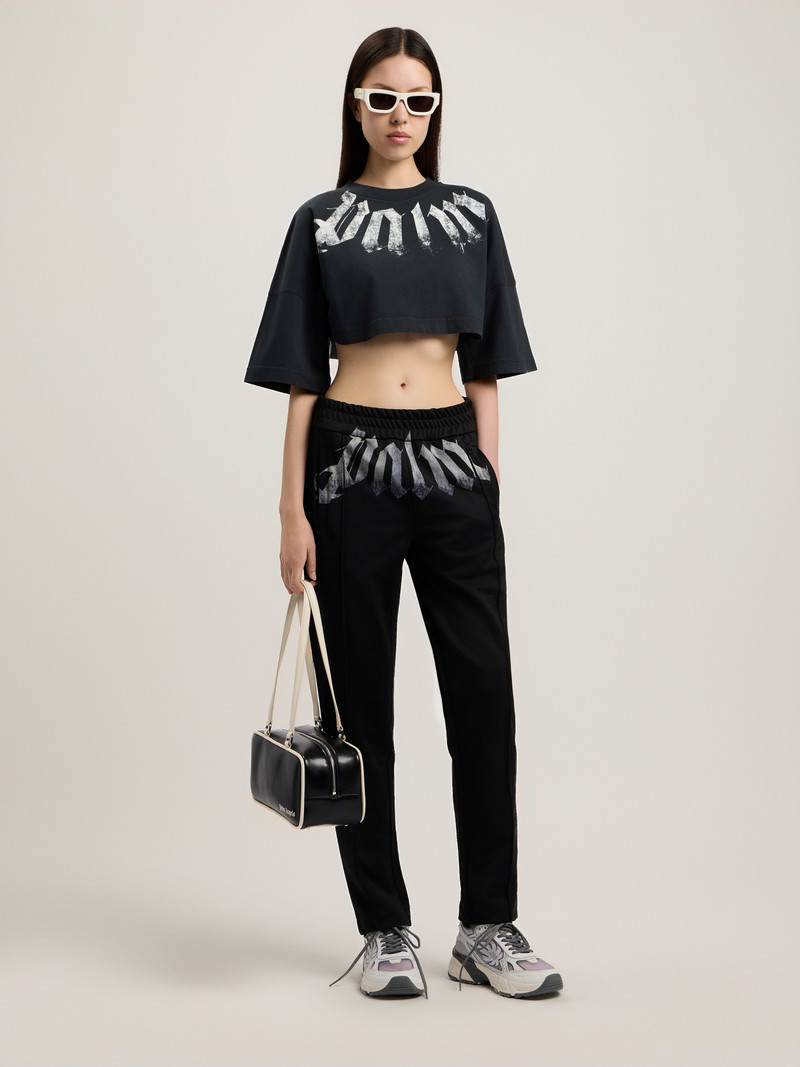 Palm Angels Big Neck Logo Mini T-Shirt outlook